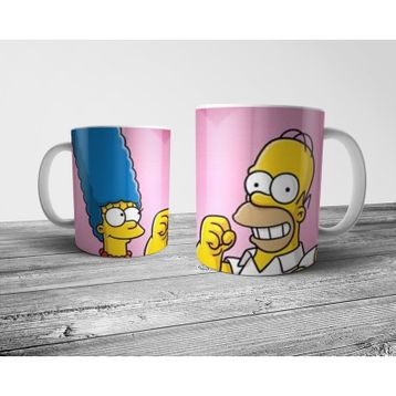 Pixxa Model 2 Homer ve Marge Kupa Bardak