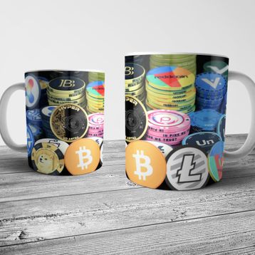 Pixxa Model 2 Kripto Para Crypto Currency Logo Kupa Bardak