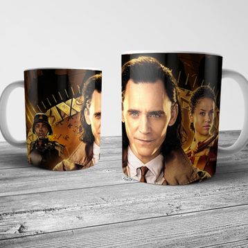 Pixxa Model 2 Loki Tom Hiddleston Marvel Kupa Bardak
