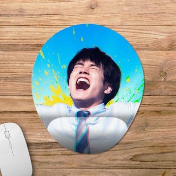 Pixxa Model 2 Oval Zom 100 Bucket List of the Dead - Dizi Bilek Destekli Mouse Pad