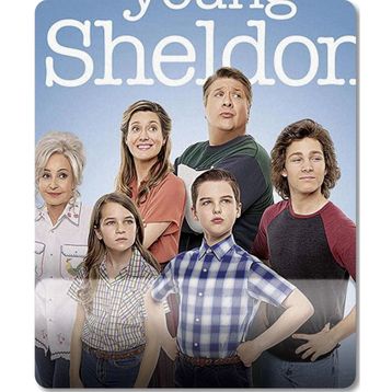Pixxa Model - 2 Young Sheldon Bilek Destekli Mouse Pad