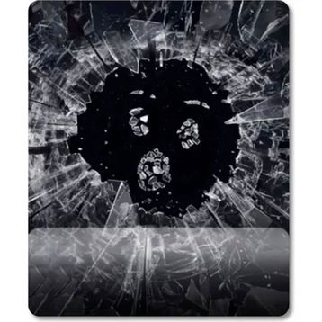 Pixxa Model - 3 Black Mirror Bilek Destekli Mouse Pad
