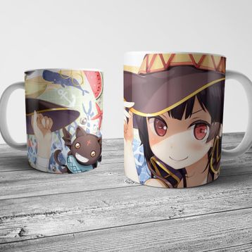 Pixxa Model 3 KonoSuba Megumin Kupa Bardak