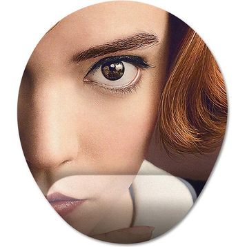 Pixxa Model 3 Oval The Queen's Gambit Bilek Destekli Mouse Pad