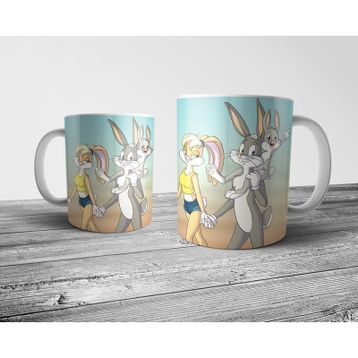 Pixxa Model 4 Bugs ve Lola Bunny Kupa Bardak
