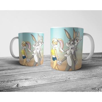 Pixxa Model 4 Bugs ve Lola Bunny Kupa Bardak