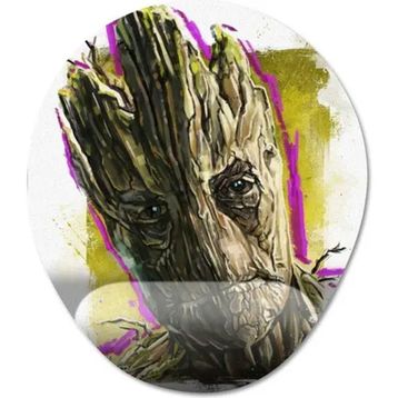 Pixxa Model - 4 Oval Groot - Marvel Bilek Destekli Mouse Pad