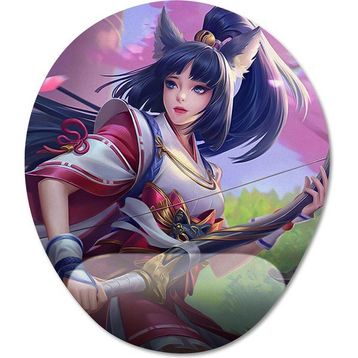 Pixxa Model 4 Oval Mobile Legends-Miya Bilek Destekli Mouse
