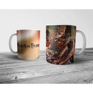 Pixxa Model 5 Attack on Titan Kupa Bardak