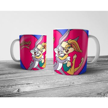 Pixxa Model 6 Bugs ve Lola Bunny Kupa Bardak
