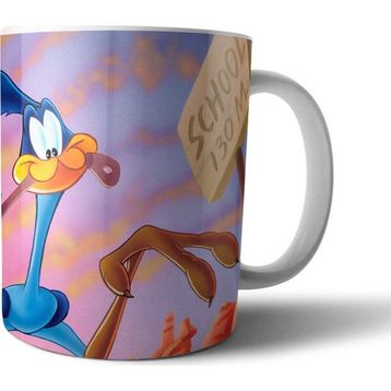 Pixxa Model Road Runner ve Bugs Bunny Kupa Bardak
