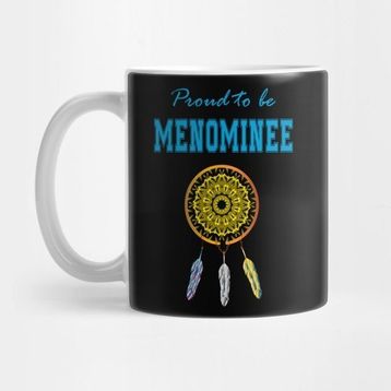 Pixxa Native American Menominee Three Feathers Kupa Bardak