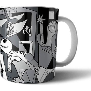 Pixxa Nightmare Before Christmas Picasso Guernica Kupa Bardak