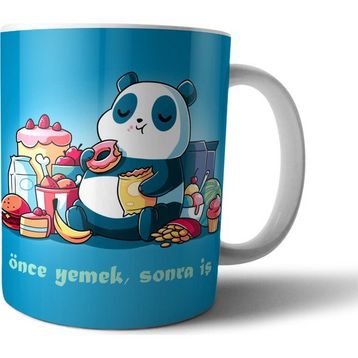 Pixxa Önce Yemek Sonra İş Kupa Bardak