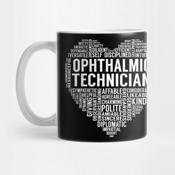 Pixxa Ophthalmic Technician Heart Kupa Bardak