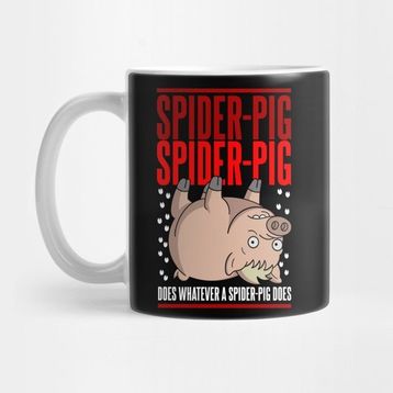 Pixxa Örümcek Domuz Kupa Bardak