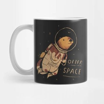 Pixxa Otter Space Kupa Bardak