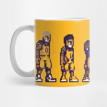 Pixxa Pixel Lakers Kupa Bardak