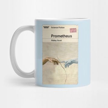 Pixxa Prometheus Book Cover Tee Kupa Bardak