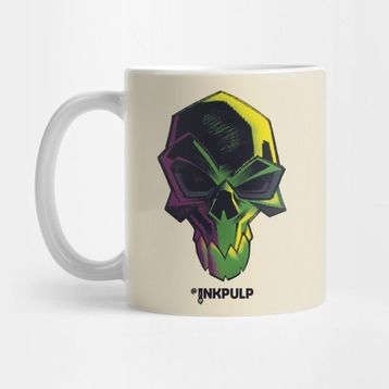 Pixxa Psychedelic Inkpulp Skull 2 Kupa Bardak