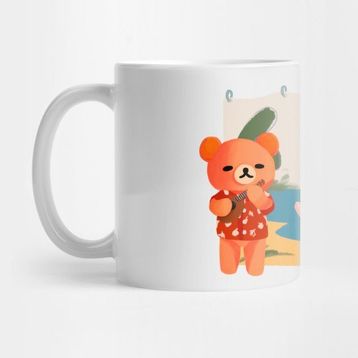 Pixxa Rilakkuma Hawaii Kupa Bardak