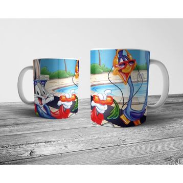 Pixxa Road Runner ve Bugs Bunny Kupa Bardak