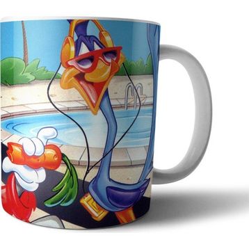 Pixxa Road Runner ve Bugs Bunny Kupa Bardak