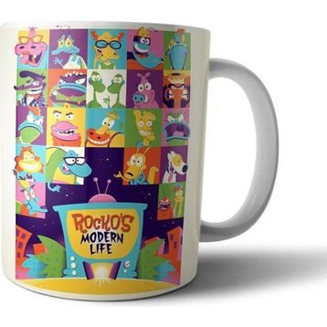 Pixxa Rockos Modern Life Model 3 Kupa Bardak