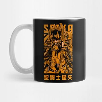 Pixxa Sagittarius Seiya Saint Seiya Anime Otaku Design Kupa Bardak