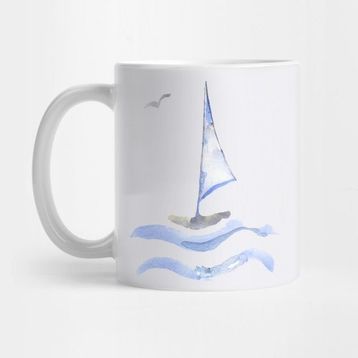 Pixxa Sailboat Kupa Bardak
