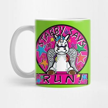 Pixxa Stabby Says Run Kupa Bardak