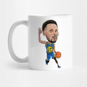 Pixxa Steph Curry Karikatür Kupa Bardak