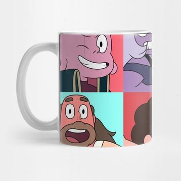 Pixxa Steven Universe Character Set! Kupa Bardak
