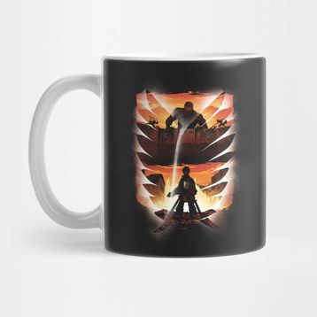 Pixxa Sunset Attack On Titan Kupa Bardak