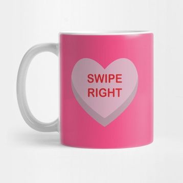 Pixxa Swipe Right Sağa Kaydır Kupa Bardak