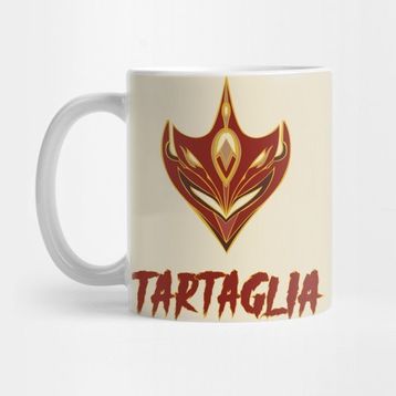 Pixxa Tartaglia Childe Maskesi Genshin Impact Kupa Bardak