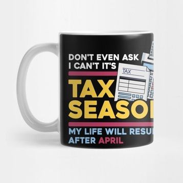 Pixxa Taxes Funny Gift Capitalism Tax Season Kupa