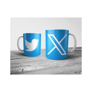 Pixxa Twitter X Model 3 Kupa Bardak