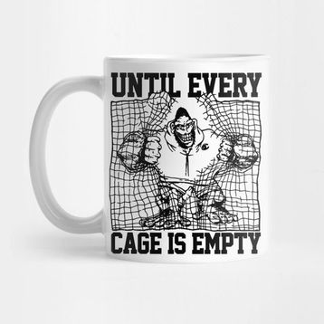 Pixxa Until Every Cage Is Empety Kupa Bardak