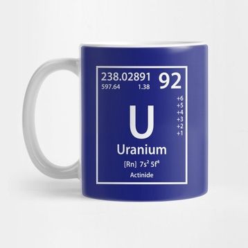 Pixxa Uranium Element Kupa Bardak