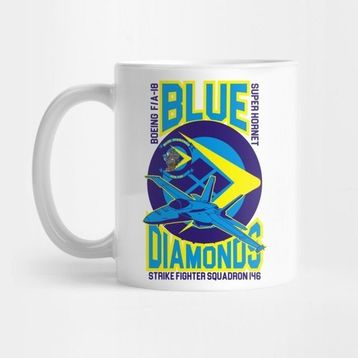 Pixxa VFA-146 Blue Diamonds Kupa Bardak