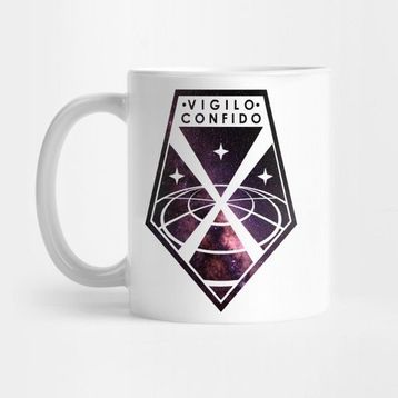 Pixxa Vigilo Confido x Com Galaxies Kupa Bardak