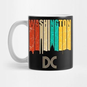 Pixxa Washington Dc Skyline Kupa Bardak