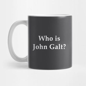 Pixxa Who Is John Galt? Kupa Bardak