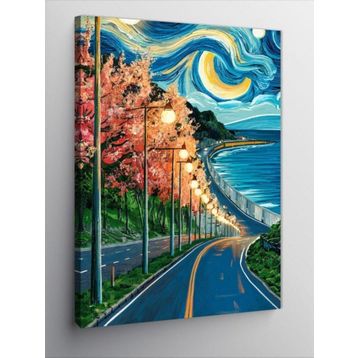 Piyero Yol Manzarası Kanvas Tablo
