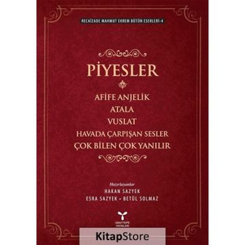 Piyesler - Recaizade Mahmut Ekrem