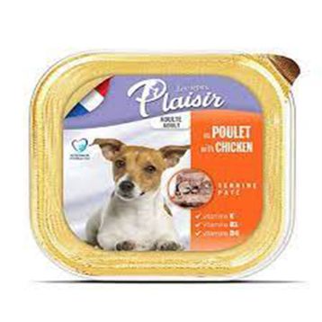 Plaisir Chicken 150 gr Tavuk Etli Parçalı ve Soslu Köpek Konservesi
