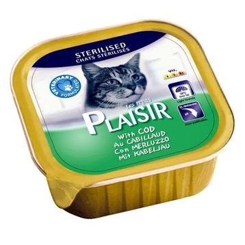 Plaisir Morinalı Sterilised Adult 100 gr Yaş Kedi Mama