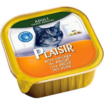 Plaisir Pate Tavuk Etli 100 gr Plaisir Yaş Kedi Kedi Maması