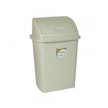 Planet 26 lt Açık Gri Sallanır Kapak Çöp Kovası